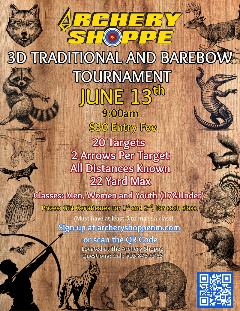 3D Traditional and Barebow Fun Shoot