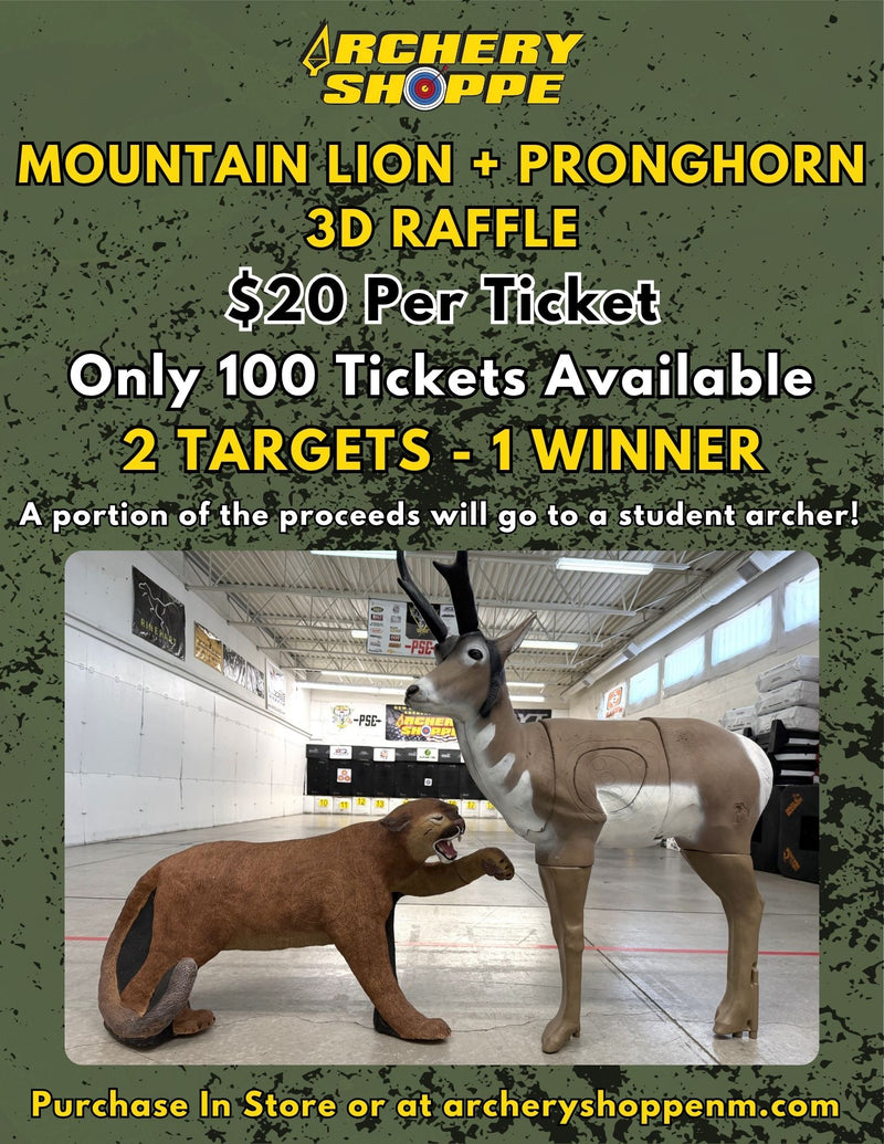 MOUNTAIN LION + PRONGHORN 3D RAFFLE