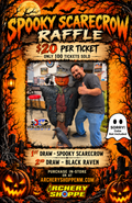 Halloween Spooky Scarecrow Raffle